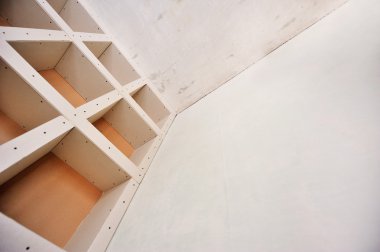 bir Alçıpan veya drywall arka plan. iç dr tasarımı