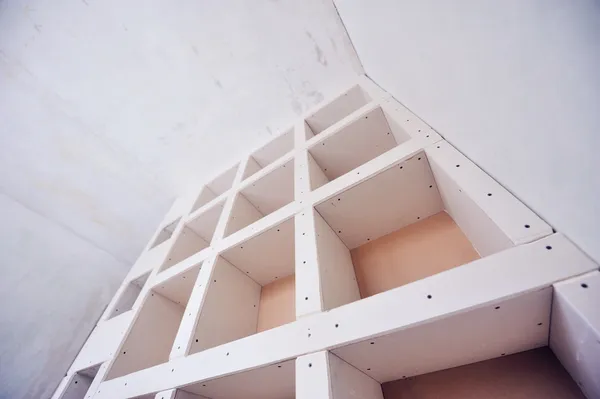 Yeni inşaatı Alçıpan iç odası