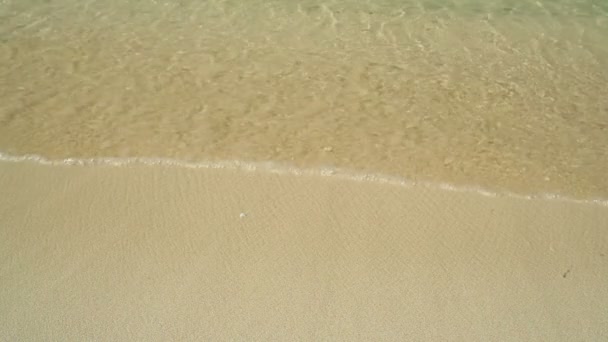 Красивый пляж и тропическое море — стоковое видео
