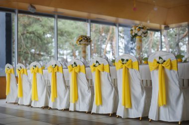 Düğün masa dekorasyonu ile 