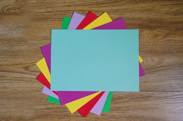 Colored paper sheets — Stock Photo, Image