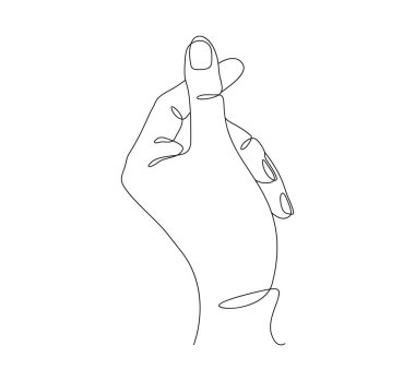 Bir tane aralıksız sevgililer günü çizimi çizimi karalama el kalp minicik aşkını gösterir. Beyazın üzerine izole bir el çizimi. Romantik tasarım kavramı