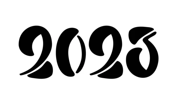 Новим Роком 2023 Векторний Текстовий Дизайн Обкладинка Бізнес Щоденника Шаблону — стоковий вектор