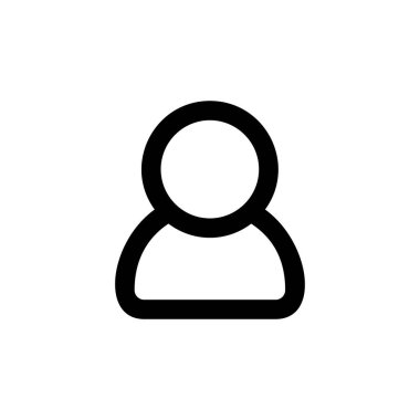 İşadamı çizgi simgesi. Kravatlı adam. Meslek kavramı. Üst yönetim, bankacılık, finans, yatırım gibi konularda kullanılabilir.