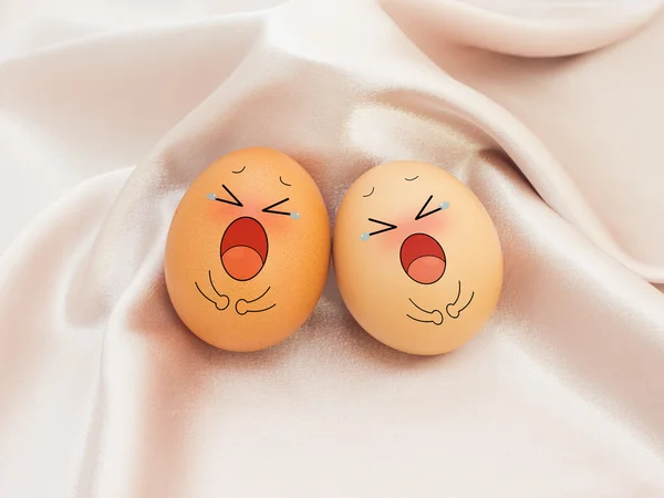 Two eggs — Stock Photo, Image