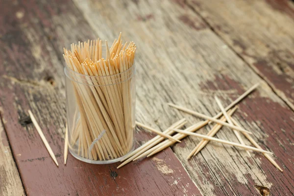 Wooden Toothpicks — Stock Photo, Image