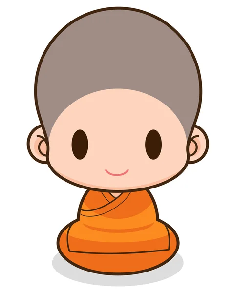 Chinese monks — Stock Vector