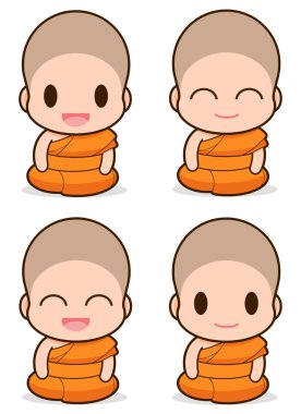 Buddhist Monk clipart