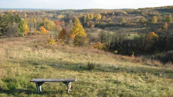 Autumn Landscape Oposhnya 2021 — Zdjęcie stockowe
