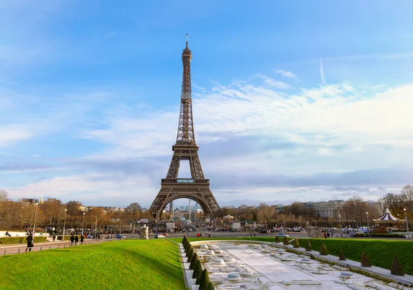 Tour Paris Célèbre Architecture Monument Emblématique Tour Eiffel France — Photo