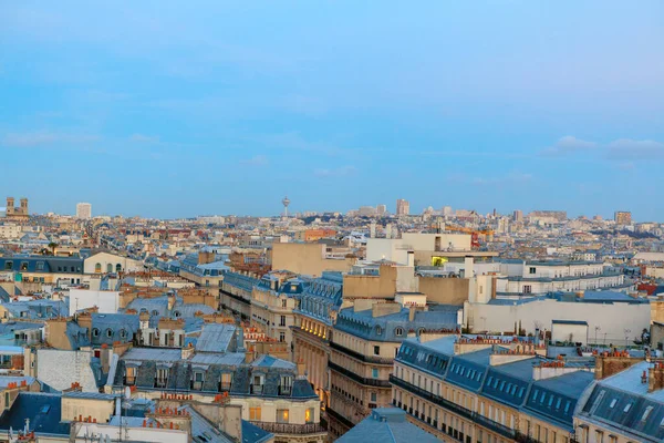 Paris Über Den Dächern Der Stadt Wohnhäuser Paris — Stockfoto