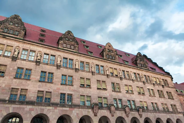 Edifício Palácio Justiça Nuremberga Alemanha — Fotografia de Stock