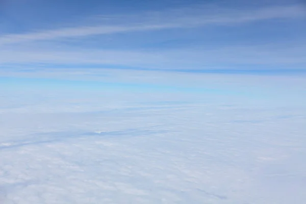 Wasserdampf Der Stratosphäre Weiße Wolken Auf Hohem Niveau — Stockfoto