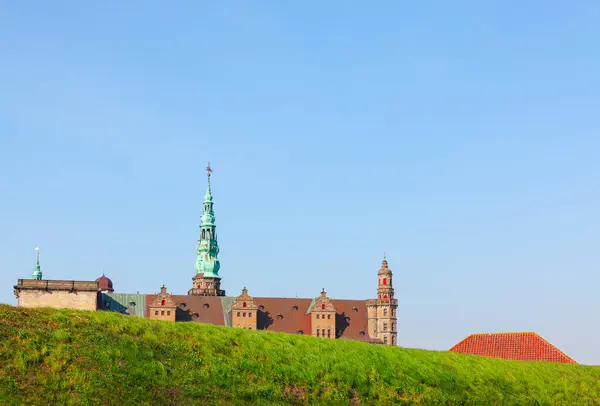 Castle Natural Fortification Kronborg Slot 16Th Century Castle Helsingor Denmark — Fotografia de Stock