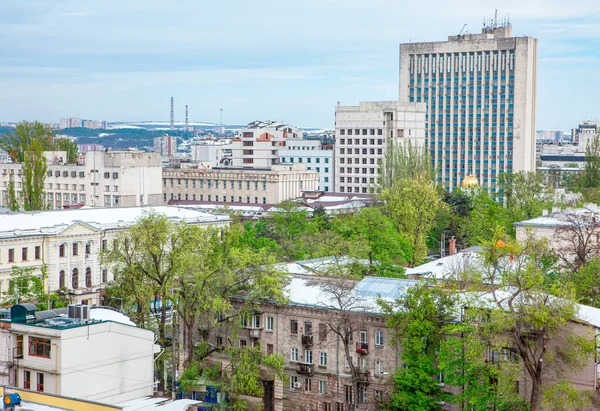 Springtime Cityscape Chisinau Central City Buildings — стокове фото