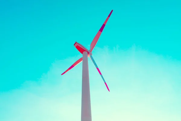 Wind Turbine Sky Wind Making Electricity — Stock Photo, Image