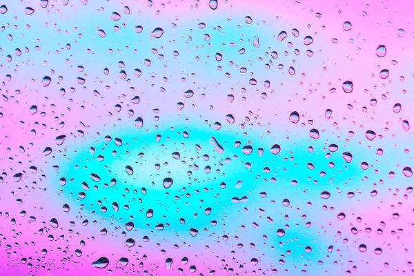 Drops Vibrant Background Droplets Transparent Surface — Fotografia de Stock