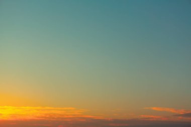 Morning sky with soft light . Heaven with dawn