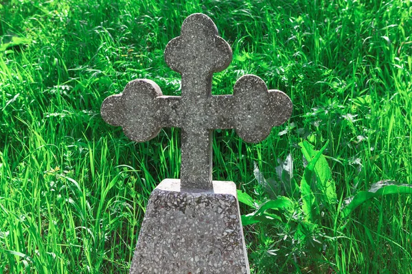 Stone Cross . Headstone Cross . Religious symbol
