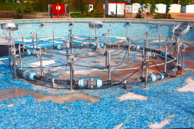 Susuz çeşme. Fıskiye pompalama ekipmanı