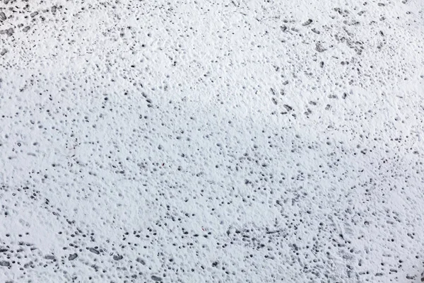 Χιονισμένη Επιφάνεια Ίχνη Λευκό Φόντο Καλυμμένο Από Χιόνι — Φωτογραφία Αρχείου