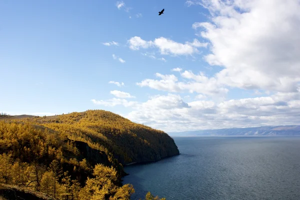 Amazing overlook onto Lake Baikal, Russia — Stock Photo, Image