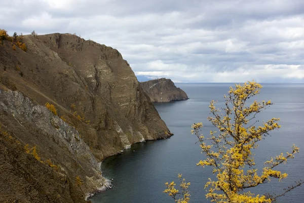 Amazing overlook onto Lake Baikal, Russia — Stock Photo, Image