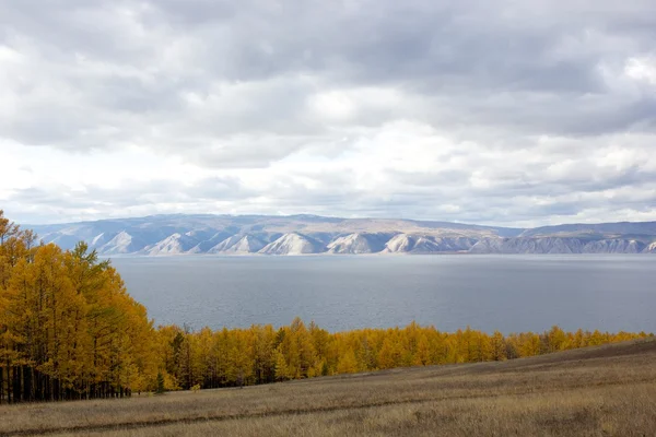 Amazing overlook onto Lake Baikal, Russia — Stock Photo, Image