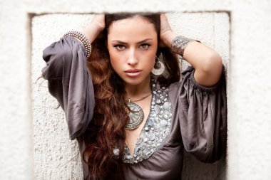 Açık moda portre