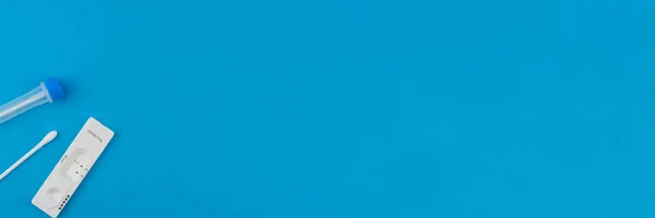 Експрес Антигенний Тест Коронавірус Коїд Самоперевірки Вдома Пристрій Швидкого Тестування — стокове фото