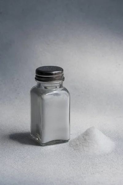 Tuzluktan Bir Yığın Tuz Tuz Aşırı Tuz Alımı Beyaz Ölüm — Stok fotoğraf