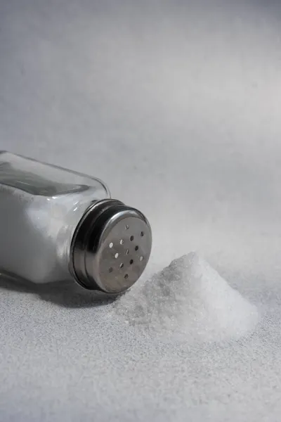 Tuzluktan Bir Yığın Tuz Tuz Aşırı Tuz Alımı Beyaz Ölüm — Stok fotoğraf