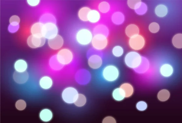 Vector Abstract Background Red Purple Blue Blurred Lights Disco Celebration — Stock Vector