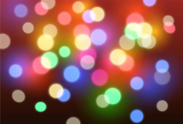 Vektor Abstrakter Hintergrund Mit Bunten Verschwommenen Lichtern Disco Feier Party — Stockvektor