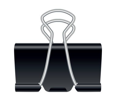 Beyaz arkaplanda izole edilmiş gerçekçi vektör kağıt gösterimi