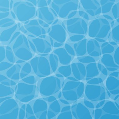 Mavi vektör havuzu su dokusu