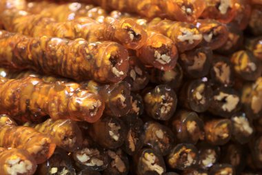 Türk ceviz kuru üzüm sosis tatlı