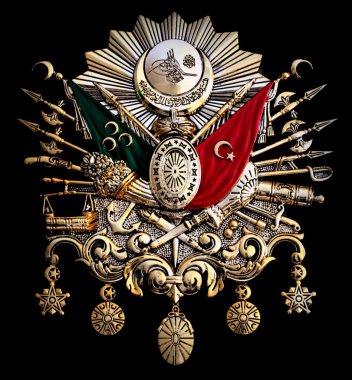 Türk eski Osmanlı İmparatorluğu amblemi
