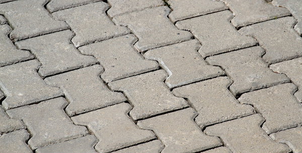 Road paving stones as background