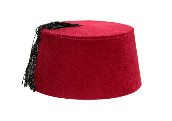 Turco fez, cappello tradizionale pouf — Foto Stock