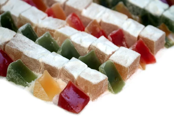 Colorful Turkish delight — Stock Photo, Image