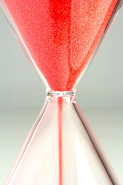 赤い砂の砂時計 — ストック写真
