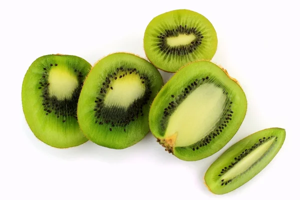 Kiwi fruta cortada en varios  . — Foto de Stock