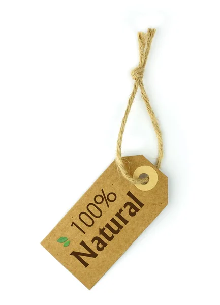 Rótulo natural — Fotografia de Stock