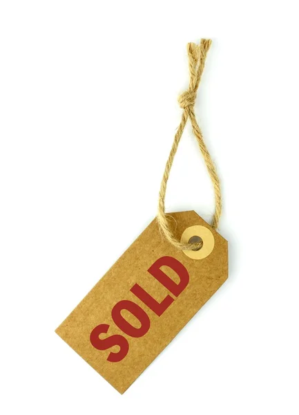 Sold label — Stock Photo, Image