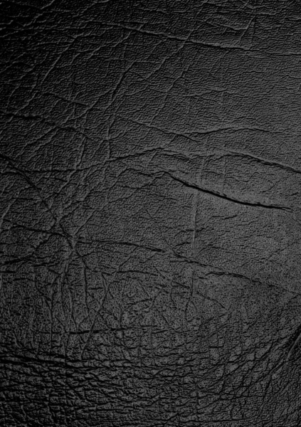 Texture cuir noir pour le fond — Photo