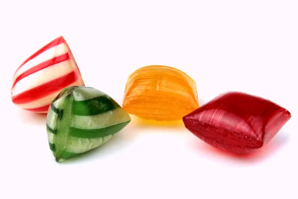 Caramelle dure colorate — Foto Stock