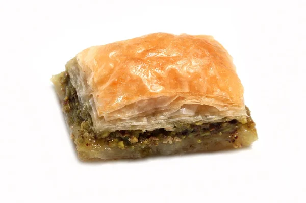 Türkisches Baklava mit Pistazien — Stockfoto