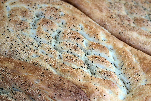 Turecká pita chléb. — Stock fotografie