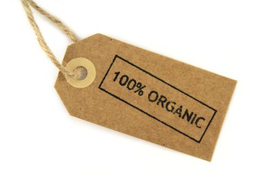 Organic stamped label